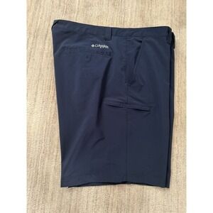Columbia Grander Marlin II Offshore Shorts Men's Size 44 Navy Omni Shield SPF